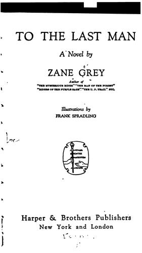 Cover of To the Last Man