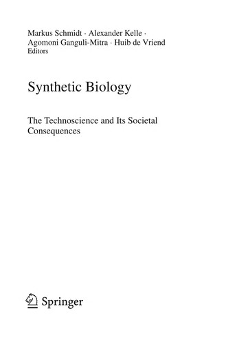 Cover of Synthetic Biology