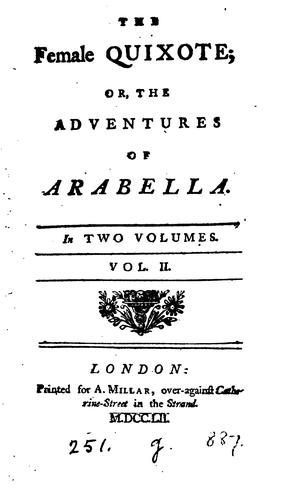 Cover of The Female Quixote