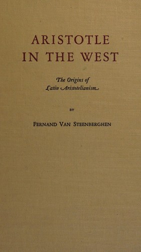 Cover of Aristotle in the West