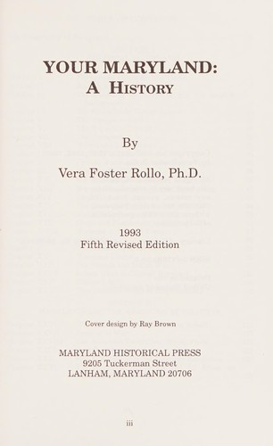 Cover of Your Maryland