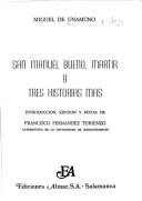 Cover of San Manuel Bueno, mártir