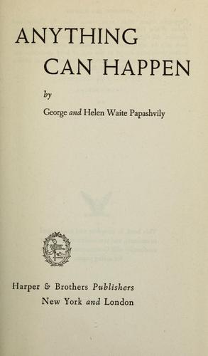 Cover of Anything can happen