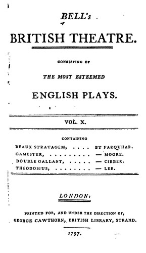 Cover of The beaux stratagem