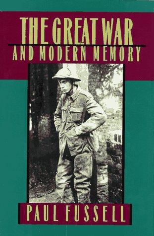 Cover of The Great War and Modern Memory