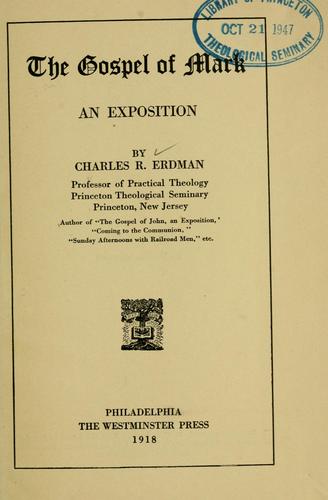 Cover of The Gospel of Mark
