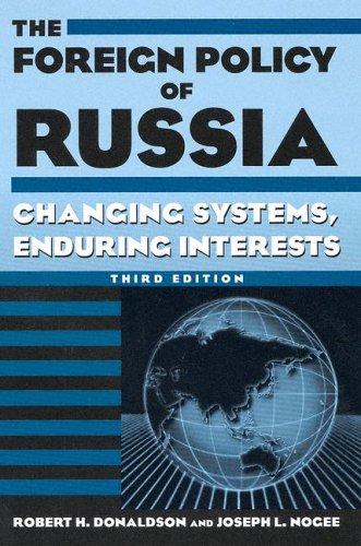 Cover of The foreign policy of Russia