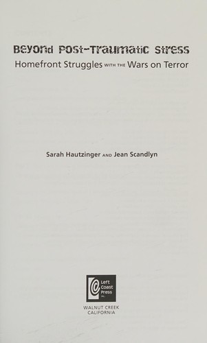 Cover of Beyond Post-Traumatic Stress