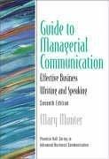Cover of Guide to managerial communication