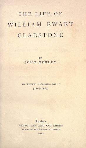 Cover of The life of William Ewart Gladstone