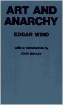 Cover of Art and Anarchy