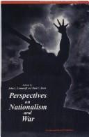 Cover of Perspectives on nationalism and war