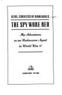 Cover of The spy wore red