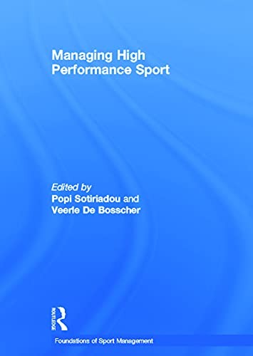 Cover of Managing high performance sport