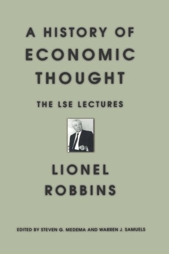 Cover of A History of Economic Thought