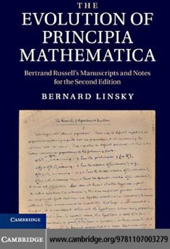 Cover of The evolution of Principia mathematica