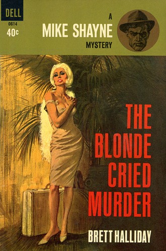 Cover of The blonde cried murder
