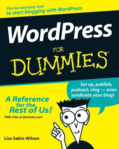 Cover of WordPress For Dummies
