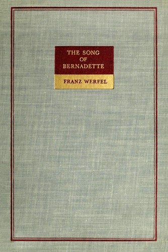 Cover of Das Lied von Bernadette