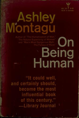 Cover of On being human