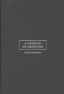 Cover of A defense of abortion