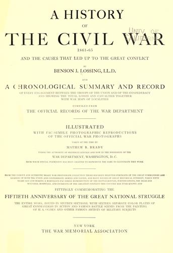Cover of A History of the Civil War, 1861-65
