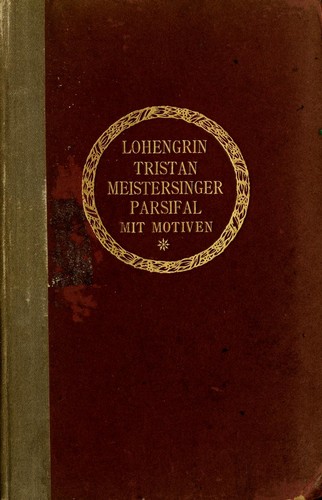 Cover of An English translation of Parsifal, the sacred festival drama by Richard Wagner