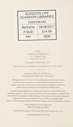 Cover of Sympathy