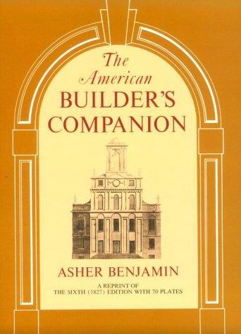 Cover of The American builder's companion