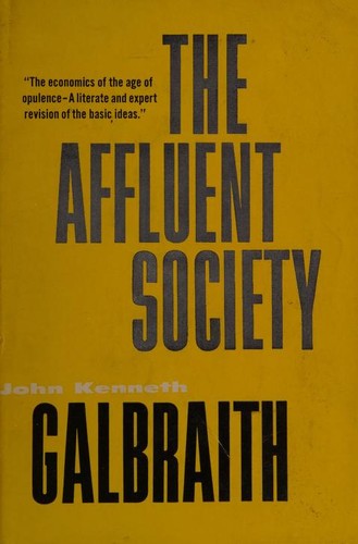 Cover of The affluent society