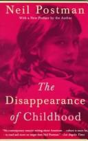 Cover of The disappearance of childhood