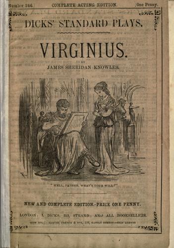 Cover of Virginius