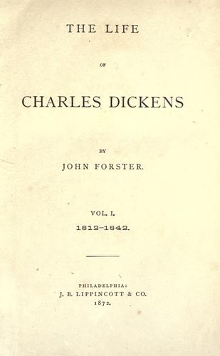 Cover of The life of Charles Dickens
