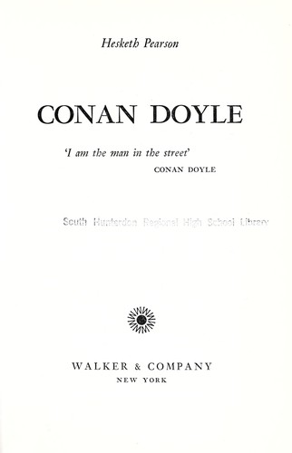 Cover of Conan Doyle