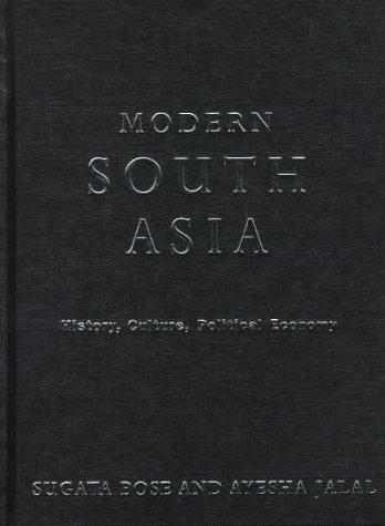 Cover of Modern South Asia