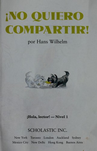 Cover of I Won't Share!