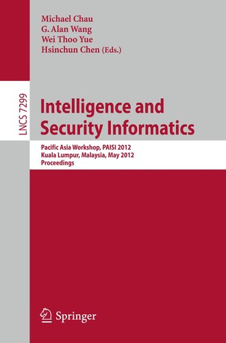 Cover of Intelligence and Security Informatics