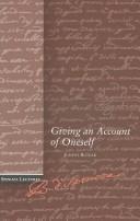 Cover of Giving an account of oneself