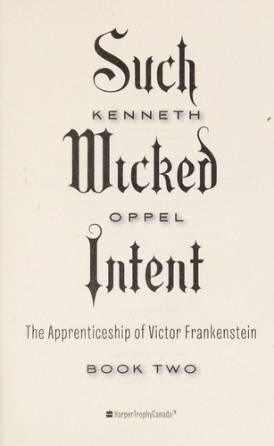 Cover of Such wicked intent