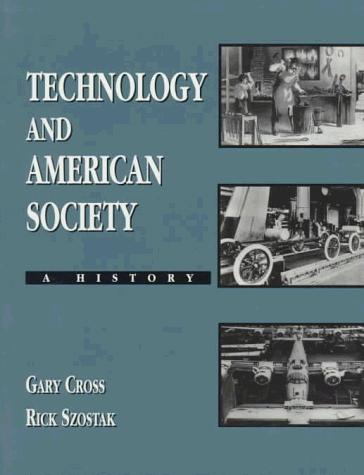 Cover of Technology and American society