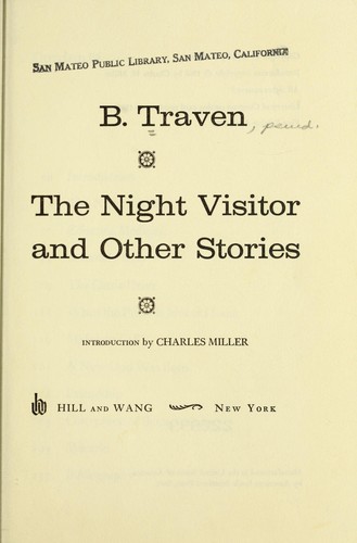 Cover of The night visitor and other stories