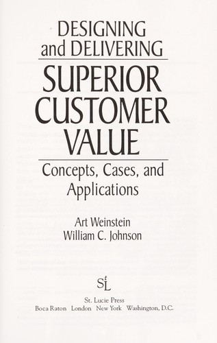 Cover of Designing and delivering superior customer value
