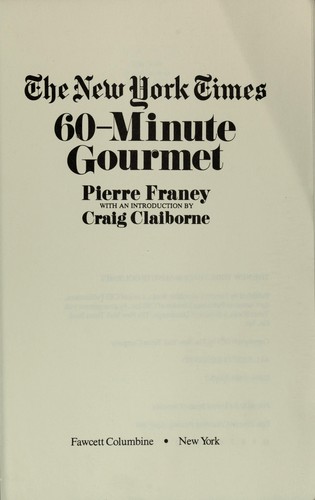 Cover of The New York times 60-minute gourmet