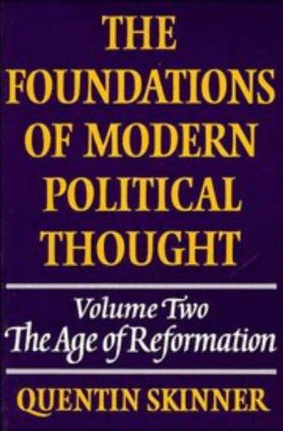 Cover of The Foundations of Modern Political Thought, Vol. 2