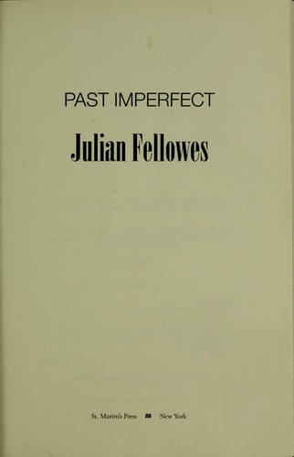 Cover of Past imperfect