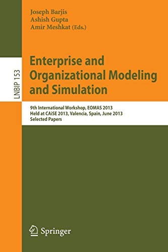 Cover of Enterprise and Organizational Modeling and Simulation