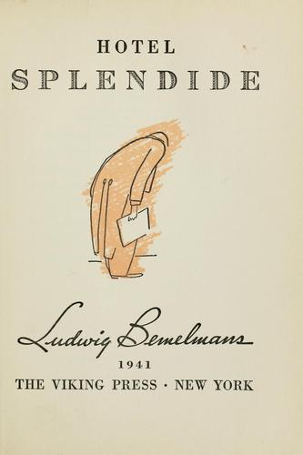 Cover of Hotel Splendide