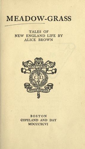 Cover of Meadow-grass