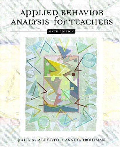 Cover of Applied behavior analysis for teachers