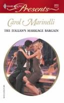 Cover of The Italian's Marriage Bargain